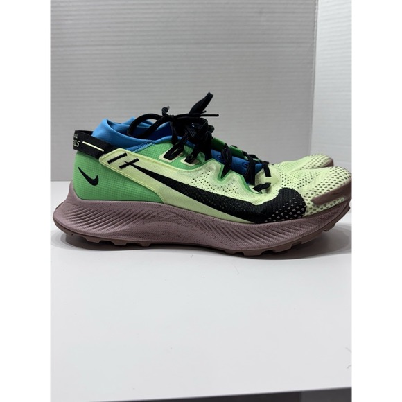 Nike Pegasus Trail 2 Men\'s Size‎ 8.5 US CK4305-700 Green Lace Up Athletic Shoes